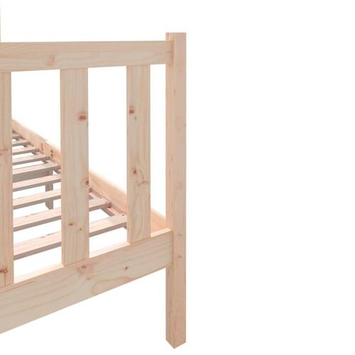 Sengeramme 140x190 cm massivt træ