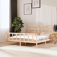 Sengeramme 180x200 cm massivt fyrretræ