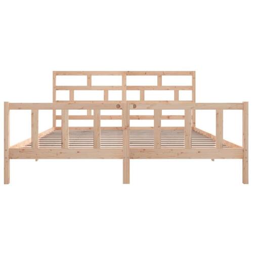 Sengeramme 180x200 cm massivt fyrretræ