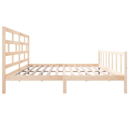 Sengeramme 180x200 cm massivt fyrretræ