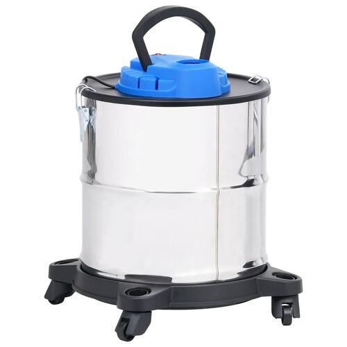 Askestøvsuger med HEPA-filter 1200 W 20 l rustfrit stål