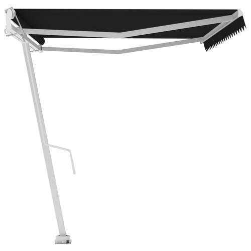 Fritstående markise 500x350 cm automatisk betjening antracitgrå