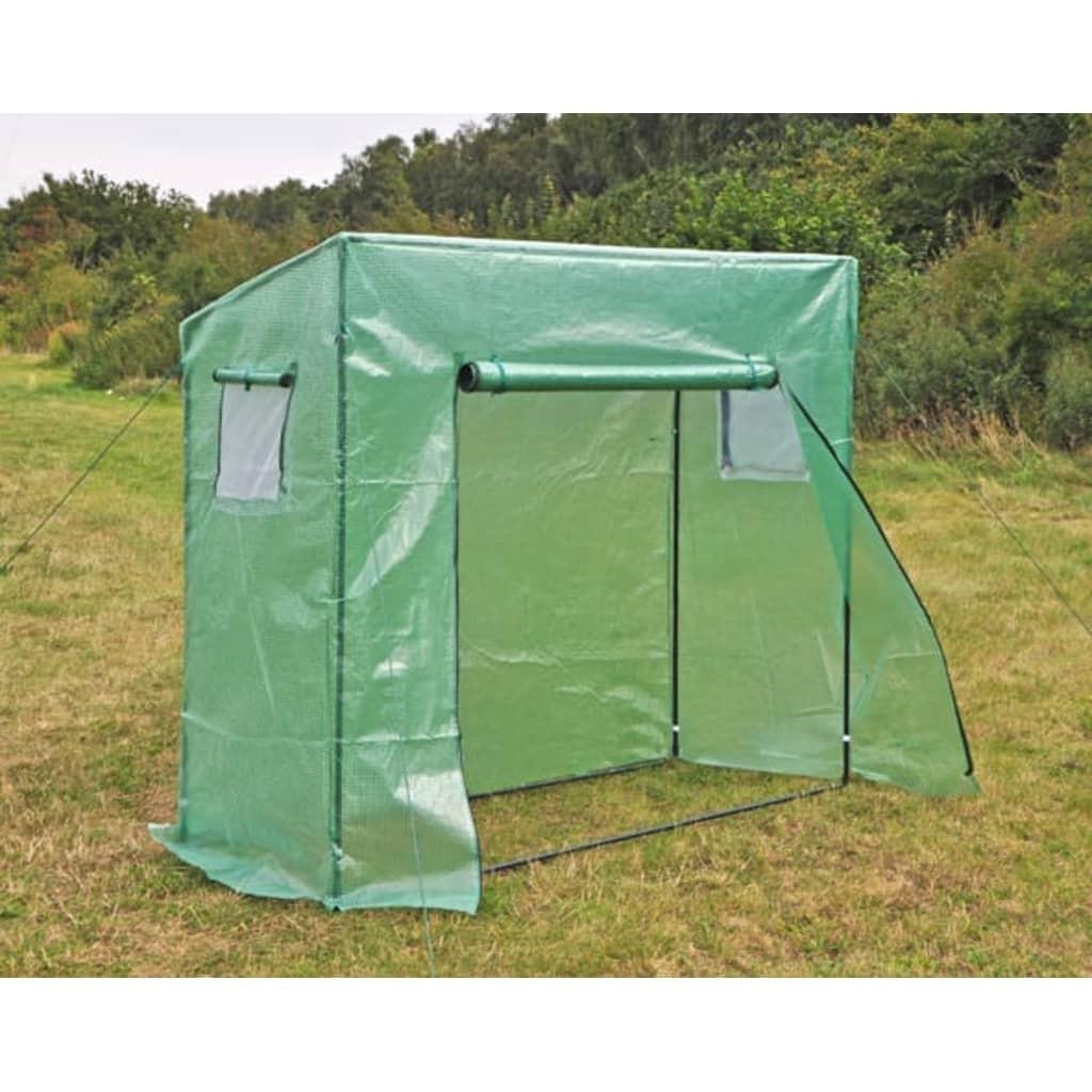 HI drivhus 200x77x169/148 cm grøn