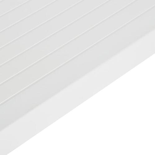 Havebord 150x90x72 cm PP hvid