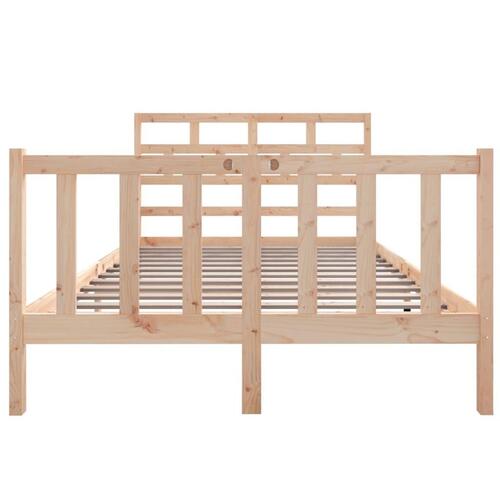 Sengeramme 120x190 cm massivt fyrretræ