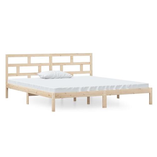 Sengeramme 140x190 cm massivt fyrretræ