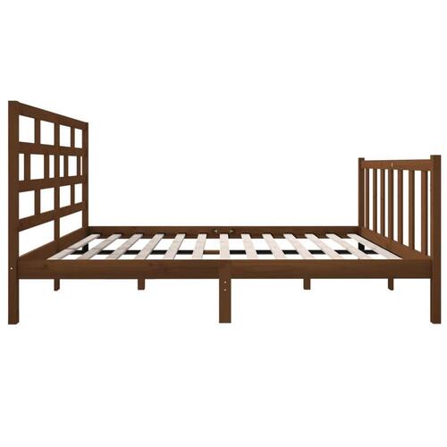 Sengestel 120x190 cm Small Double fyrretræ gyldenbrun