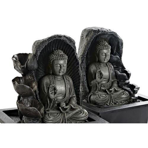 Have springvand 21 x 17,5 x 25 cm Buddha Harpiks Orientalsk (2 enheder)