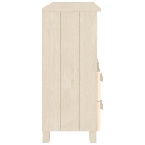Skænk HAMAR 85x35x80 cm fyrretræ honningbrun