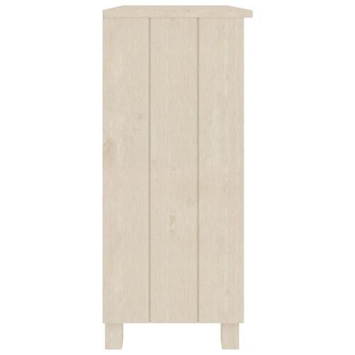 Skænk HAMAR 85x35x80 cm fyrretræ honningbrun