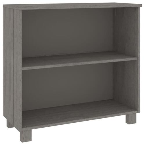 Skænk HAMAR 85x35x80 cm massivt fyrretræ lysegrå