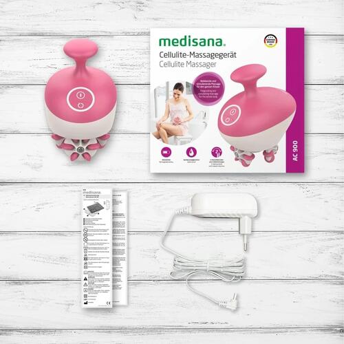 Medisana massageapparat anti-cellulitis AC 900 lyserød og hvid