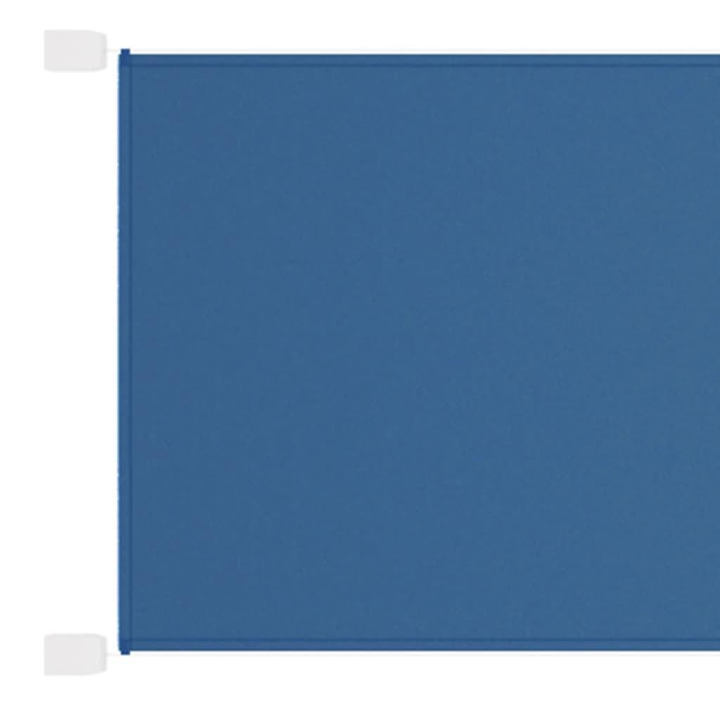 Lodret markise 180x600 cm oxfordstof blå