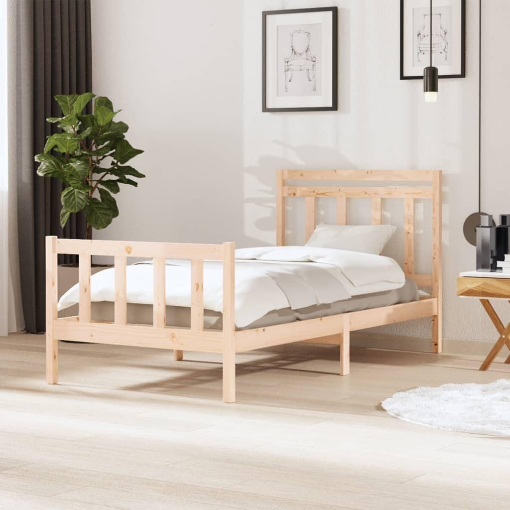 Sengeramme 100x200 cm massivt træ