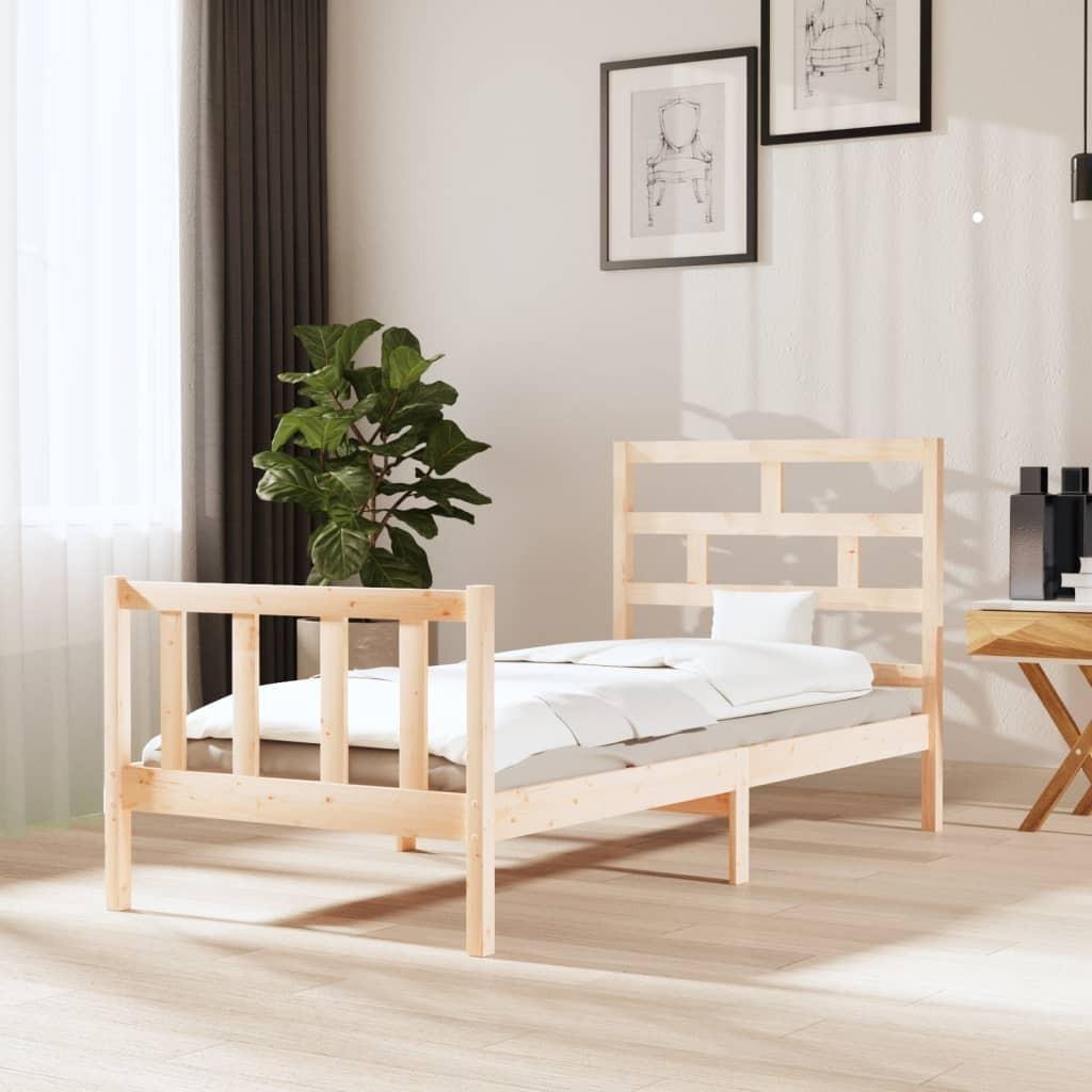 Sengeramme 100x200 cm massivt træ