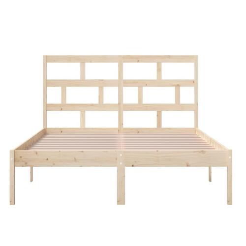 Sengeramme 120x200 cm massivt fyrretræ