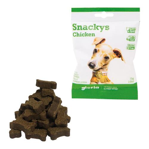 Gloria Hundesnack Snackys Kylling - 30 x 75 g