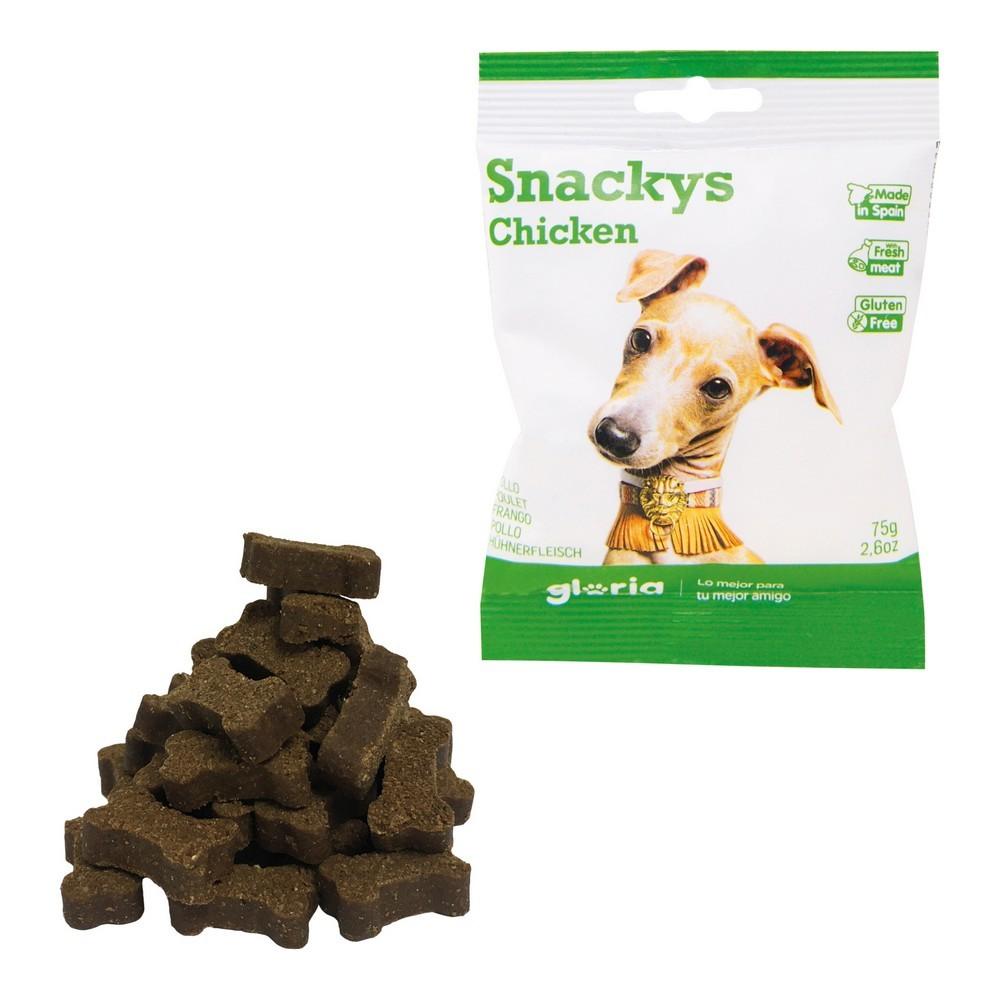 Gloria Hundesnack Snackys Kylling - 30 x 75 g