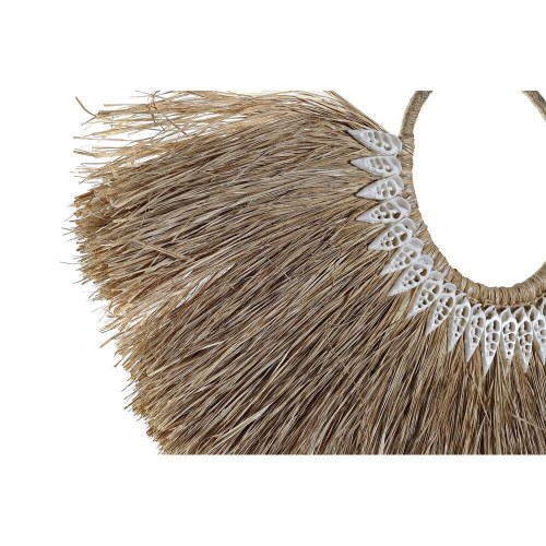Vægdekoration i jute - Natur, etnisk, 60 × 2 × 39 cm