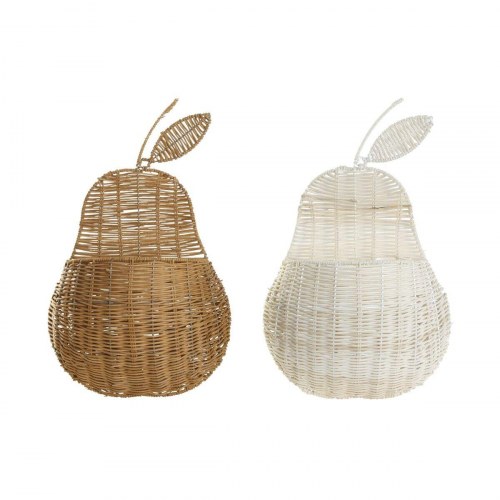 Kurv Væg 55 x 33 x 14 cm Spanskrør (2 enheder)