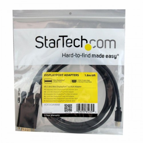 Mini DisplayPort til VGA kabel 1,83 m - StarTech