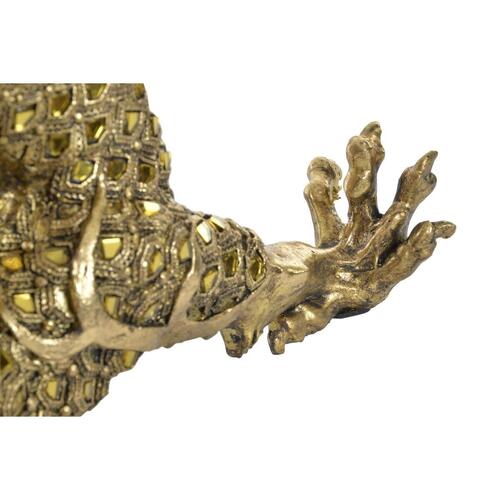 Dekorativ figur Gylden Orientalsk 52 x 14 x 32 cm