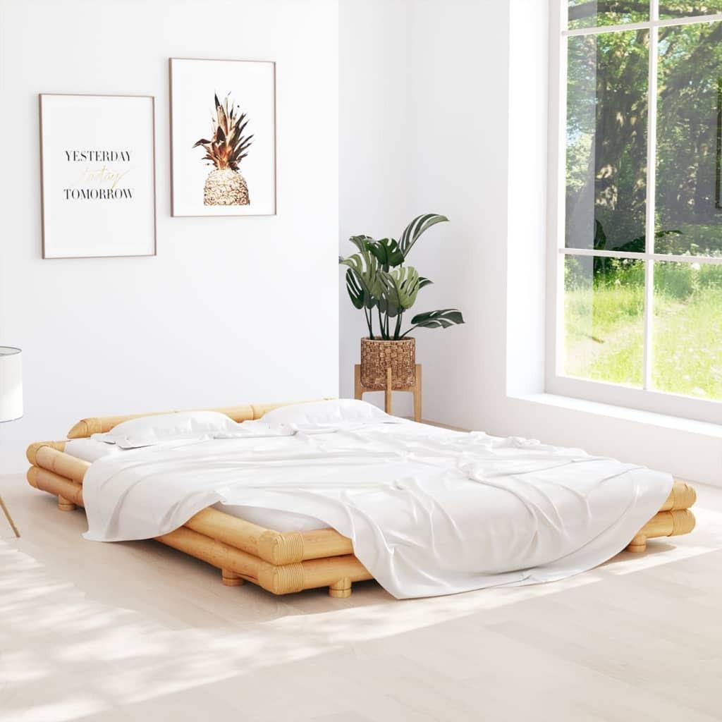 Sengeramme 160x200 cm bambus