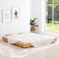 Sengeramme 200x200 cm bambus