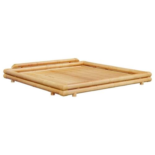 Sengeramme 200x200 cm bambus