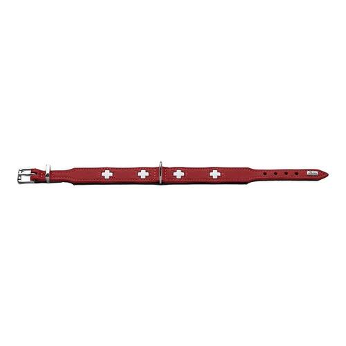 Hundehalsbånd Hunter Swiss Rød/Sort (47-54 cm)