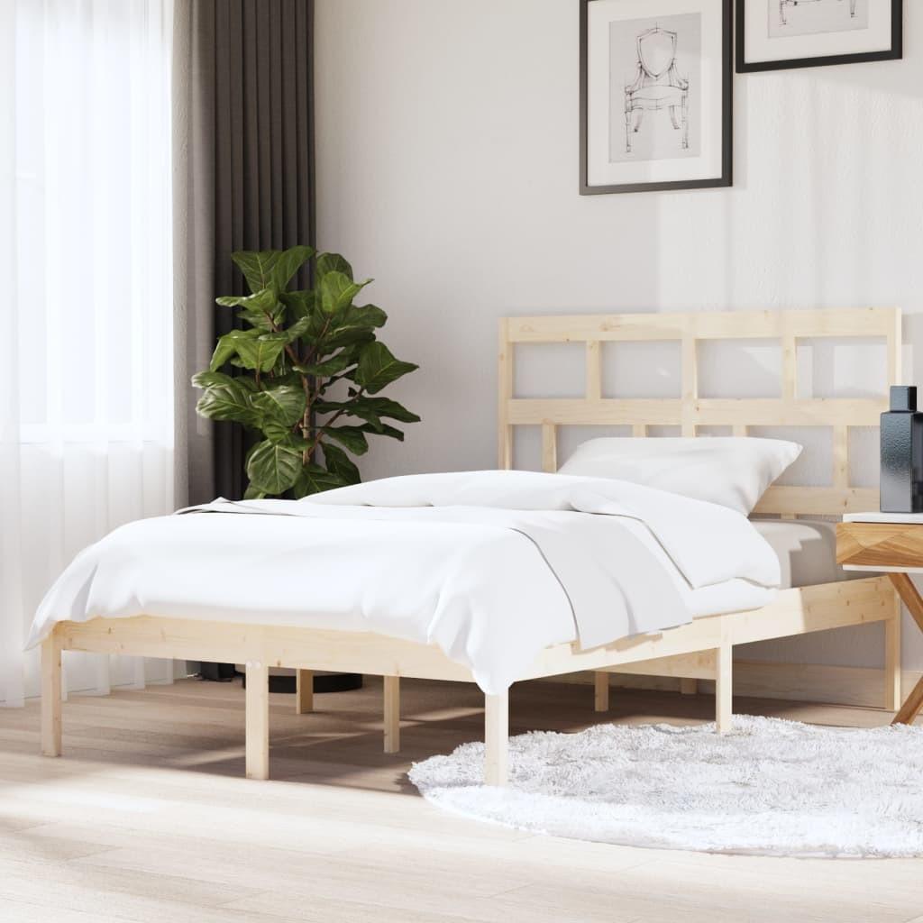 Sengeramme 150x200 cm King Size massivt træ