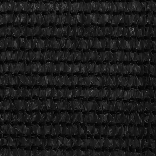 Telttæppe 400 × 700 cm i HDPE - sort