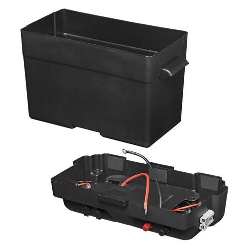 ProPlus batteriboks med USB og voltmeter 35x18x23 cm
