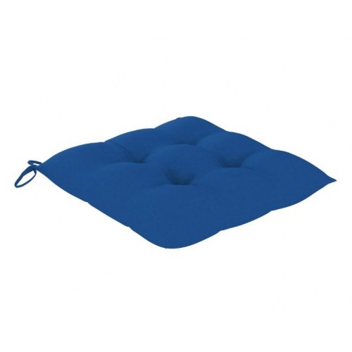 Stolehynder 2 stk. 40x40x7 cm oxfordstof blå