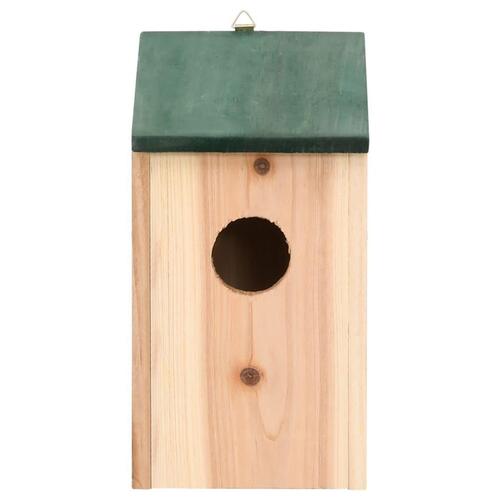 Fuglehuse 10 stk. 12x12x22 cm massivt fyrretræ