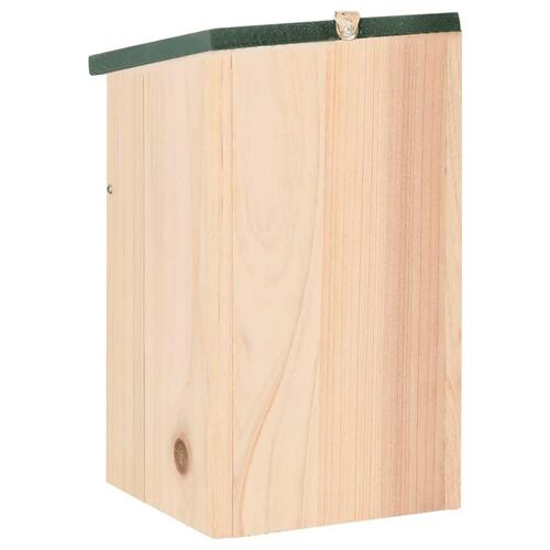 Fuglehuse 10 stk. 12x12x22 cm massivt fyrretræ