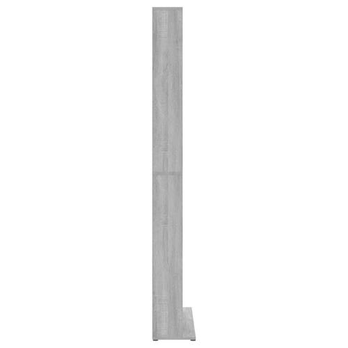 Reol 102x23x177,5 cm konstrueret træ grå sonoma-eg