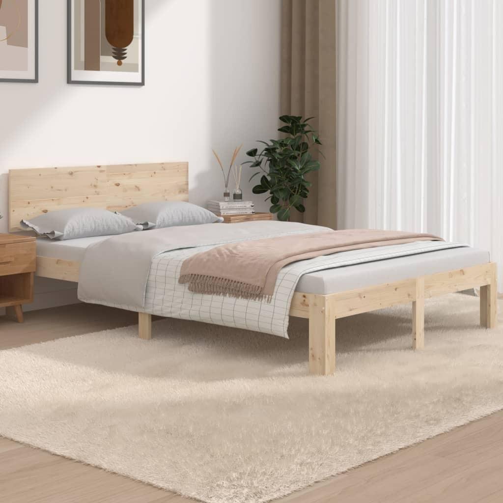 Sengeramme 120x190 cm massivt træ