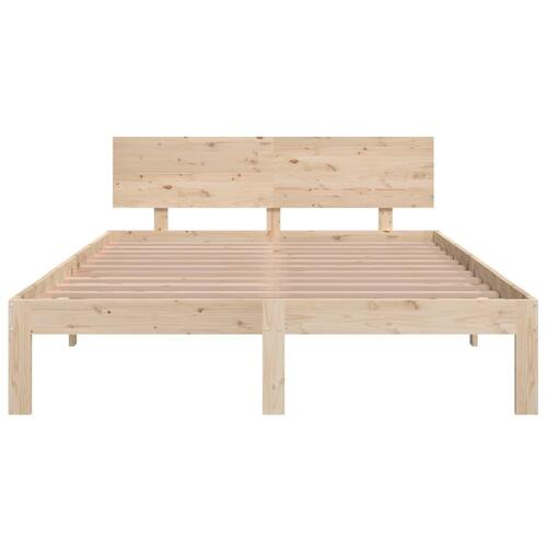 Sengeramme 135x190 cm massivt træ