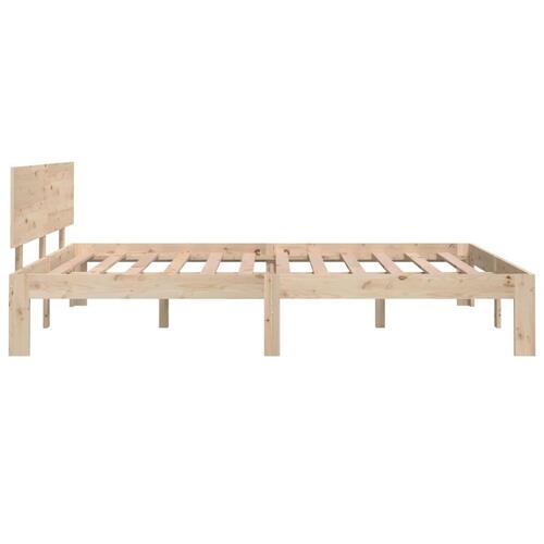 Sengeramme 135x190 cm massivt træ