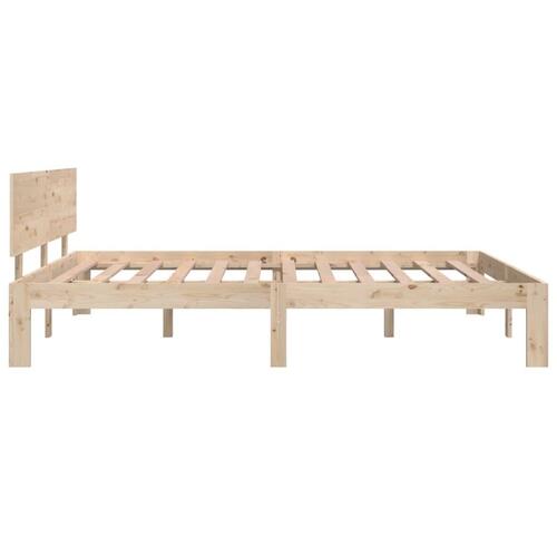 Sengeramme 140x190 cm massivt fyrretræ