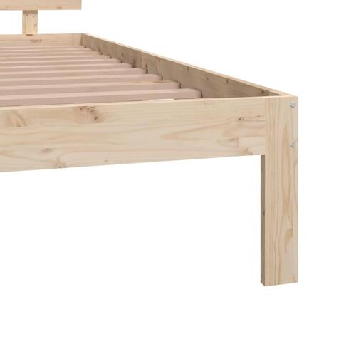 Sengeramme 140x190 cm massivt fyrretræ
