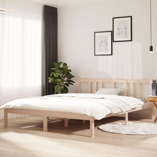 Sengeramme 150x200 cm massivt træ