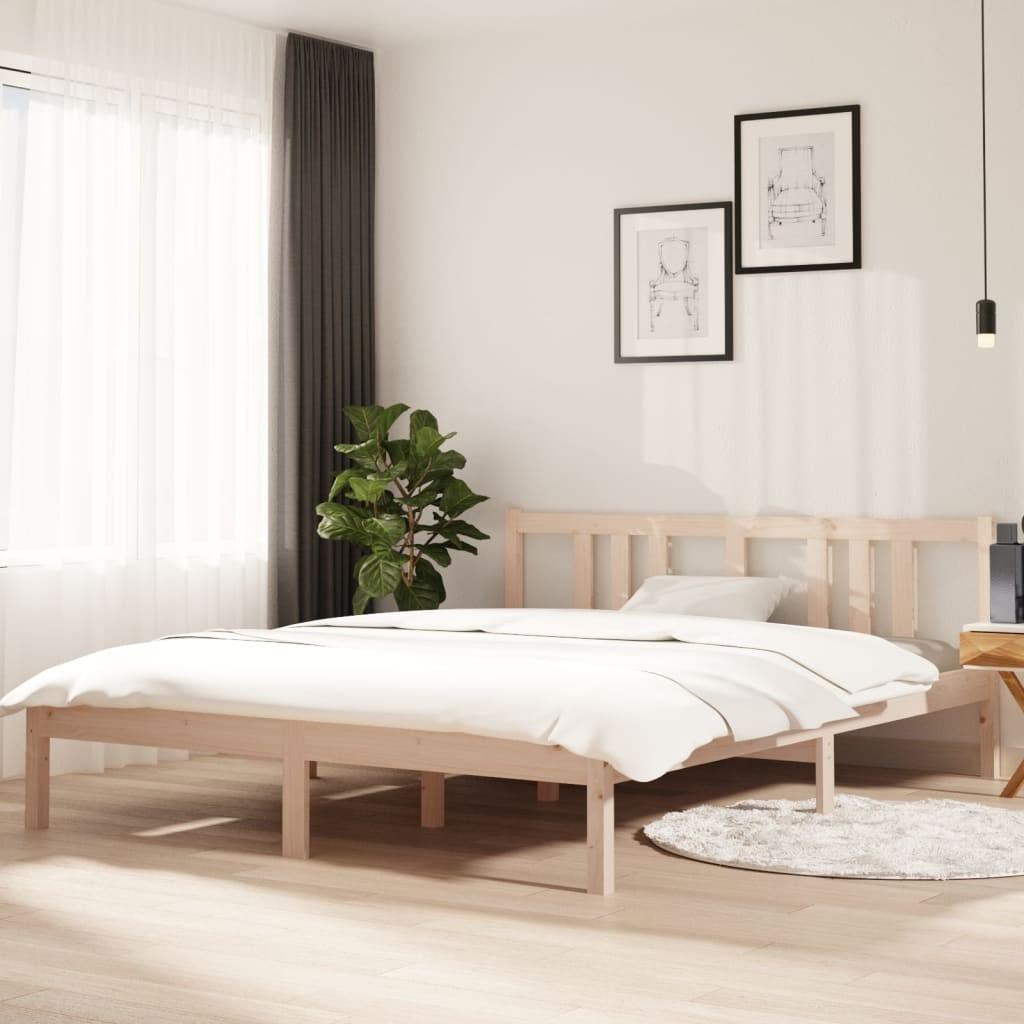 Sengeramme 150x200 cm massivt træ