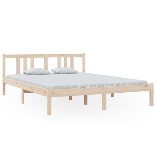 Sengeramme 150x200 cm massivt træ