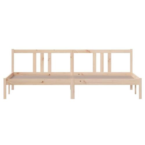 Sengeramme 200x200 cm massivt træ
