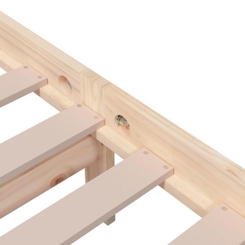 Sengeramme 200x200 cm massivt træ