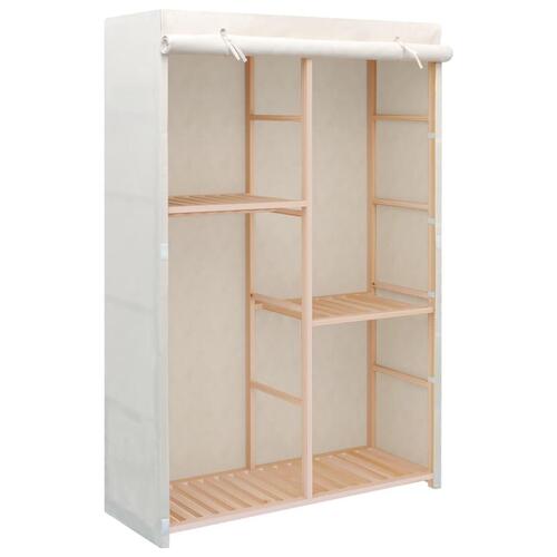 Tøjgarderobe i 3 niveauer 110x40x170 cm