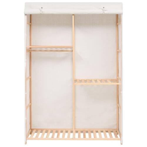 Tøjgarderobe i 3 niveauer 110x40x170 cm
