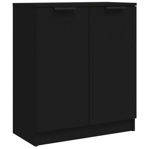 Skænk 60x30x70 cm konstrueret træ sort